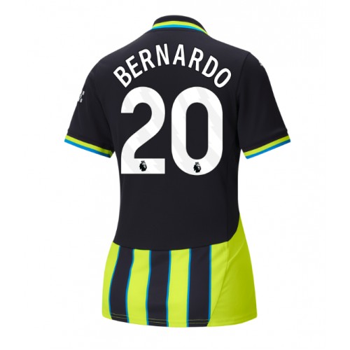 Fotballdrakt Dame Manchester City Bernardo Silva #20 Bortedrakt 2024-25 Kortermet